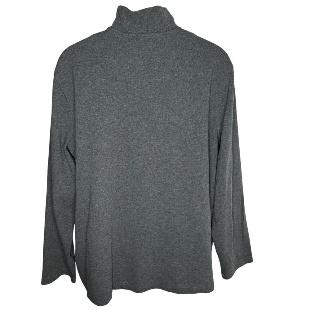 Tommy Bahama Men's XL Gray 1/4 Quarter Zip Mock Neck Pullover Jacket Sweatshirt - Picture 11 of 16